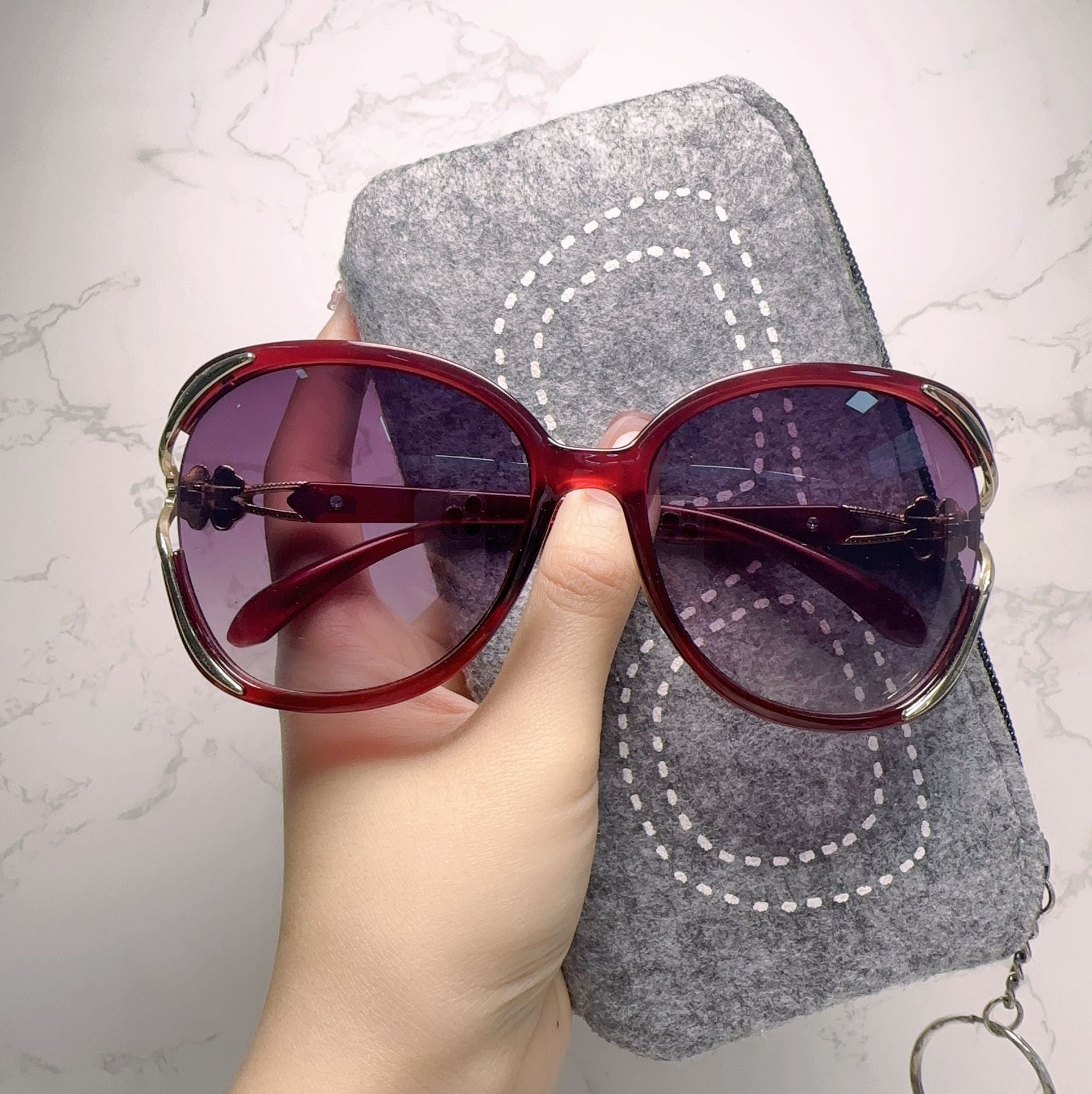 Wholesale Clover Polarized PC Sunglasses